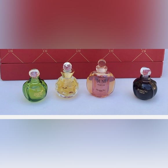 Vintage Dior Parfum Mini gift TENDRE POISON, DOLCE VITA, DUNE
